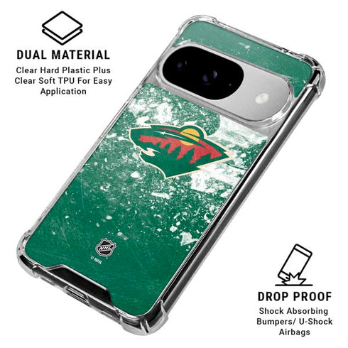 NHL Minnesota Wild Frozen Google Pixel 10 Clear Case